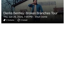 Dirks Bentley & Zach Top Concert Tickets