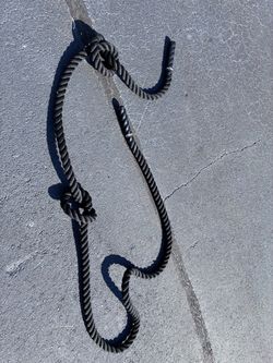 Black Battle Rope Fitness Training Rope