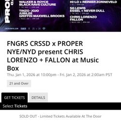 Chris Lorenzo @ Music Box Jan. 1st 