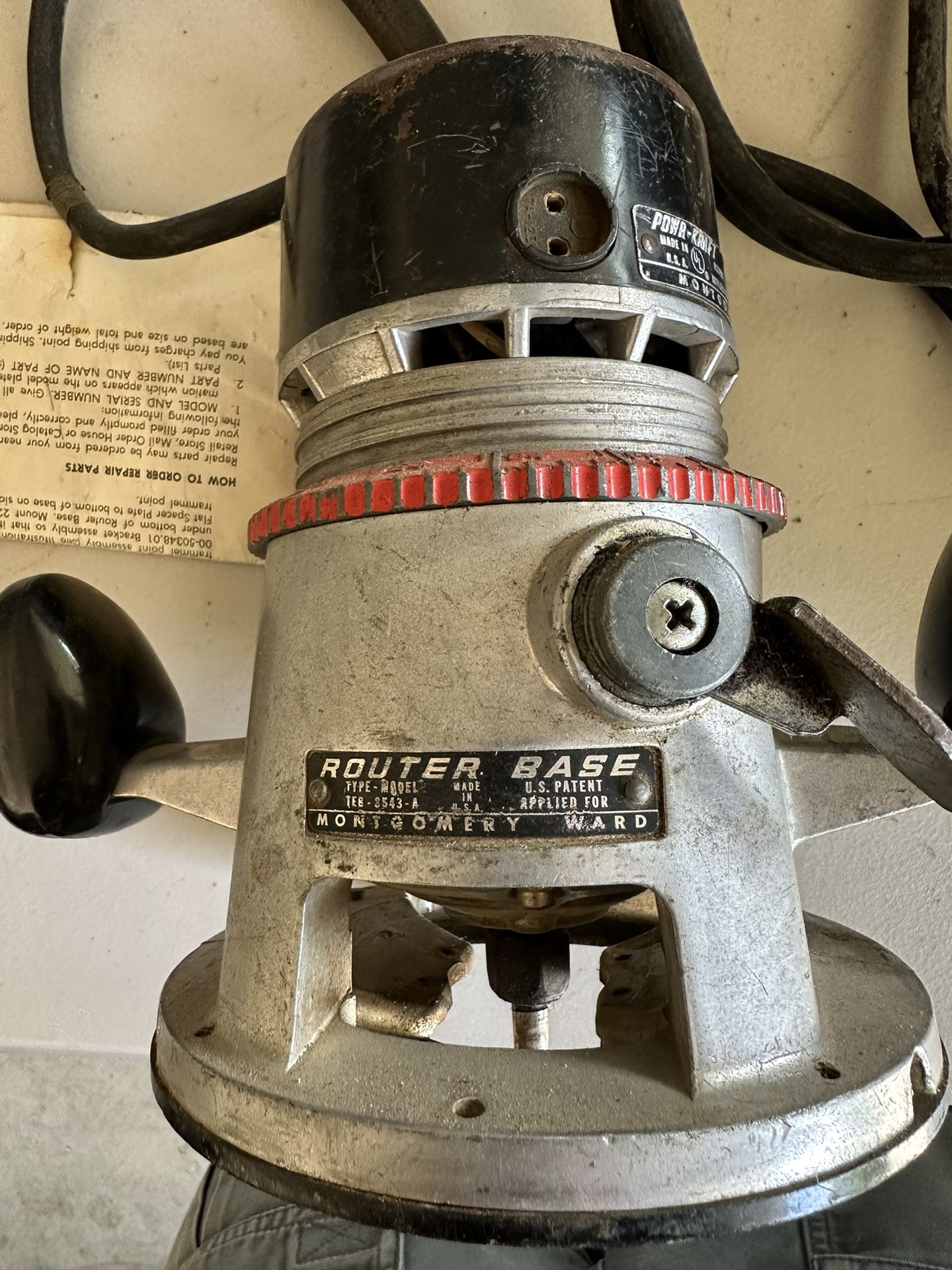 Power kraft router