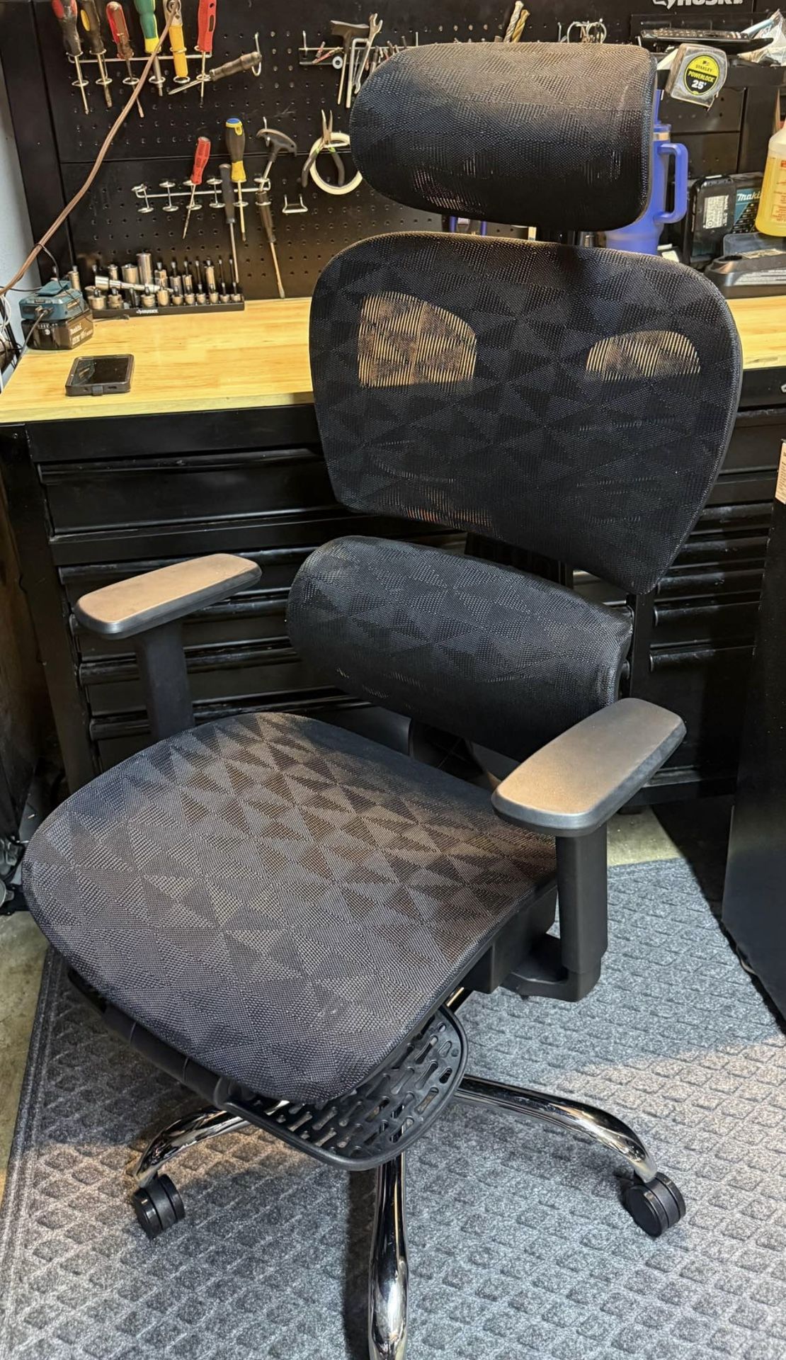 Mesh Ergonomic Office Chair with 6D Armrests,High Back Mesh Gaming Chair with Lumbar Support