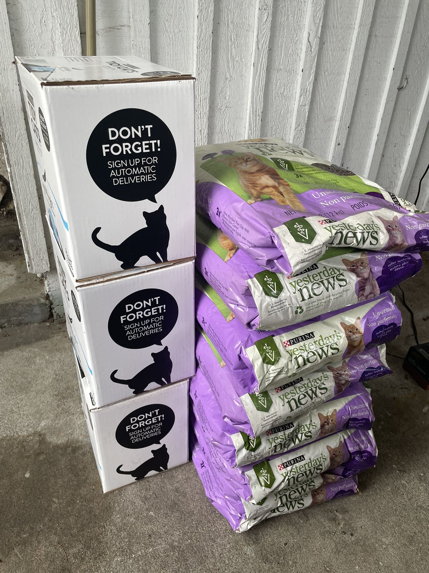 Free Kitty Litter - Paper And Lightweight Clumping