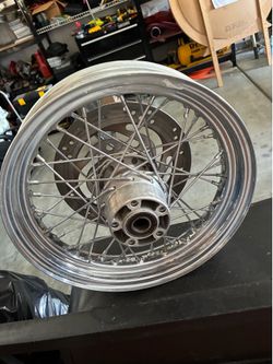 16 inch Harley spoke rear wheel