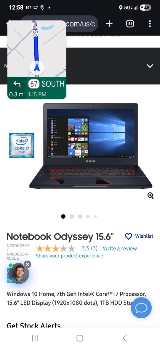 Samsung Gaming Laptop