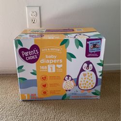 Parent choice, diapers, size 1/hablo Español