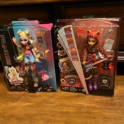 Monster High -Lagoona blue & Fearbook Toralei