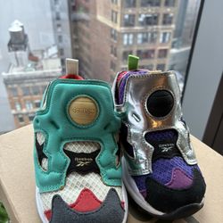 Reebok Illumination Minions X Versa Pump Fury Toddler Vicious 6