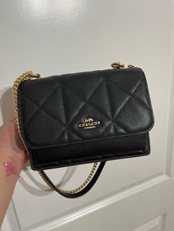 NWT! Coach Klare Crossbody Bag In Caviar Leather With Quilting