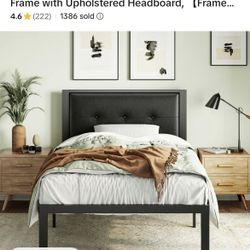 Twin Headboard With Bed Frame New 