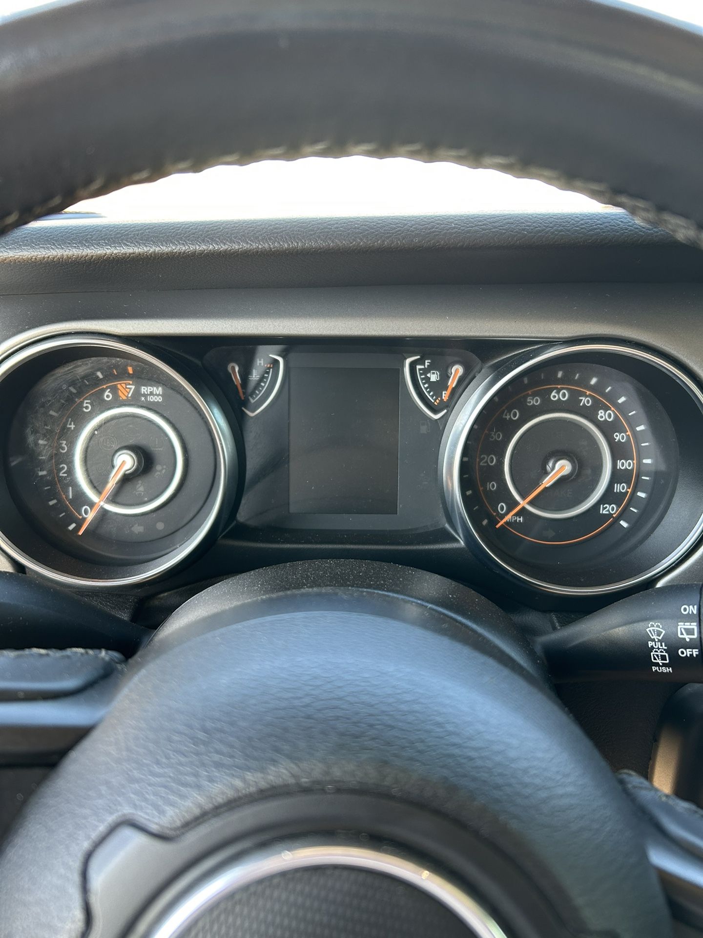 Jeep Wrangler Cluster