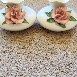 Flowered Ceramic Vases