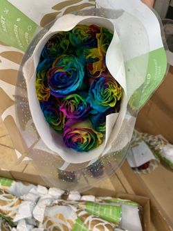 Colorful flowers with your wine box