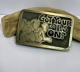 Vintage 1976 Got Your Ears On?  Belt Buckle Oden 1976