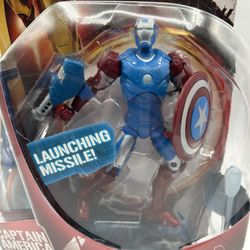 Ironman Captain America Armor Launching Missile Action Figure 2008 Concept Series