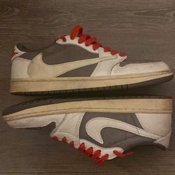 travis  scott jordan 1 reverse mocha size 7.5