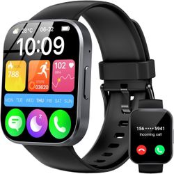 2025 Smart Watch(Answer/Make Call), 1.91" HD Smart Watches for Men Women, Fitness Tracker with Heart Rate Sleep SpO2 Monitor, IP68 Waterproof, 140+Spo