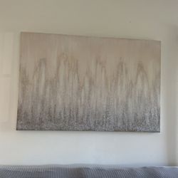 Silver Glitter Wall Decor 