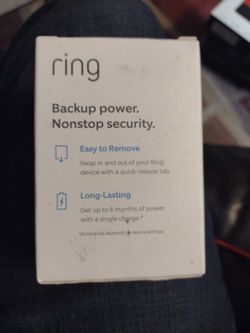 RING BACKUP POWER FOR YOUR PHONE