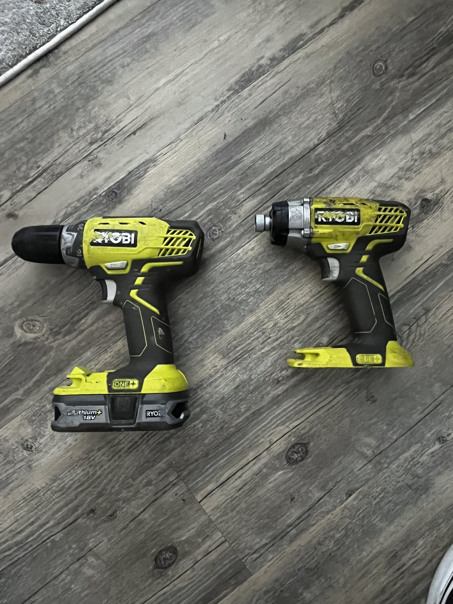 Ryobi Drill And Impact w/ Battery