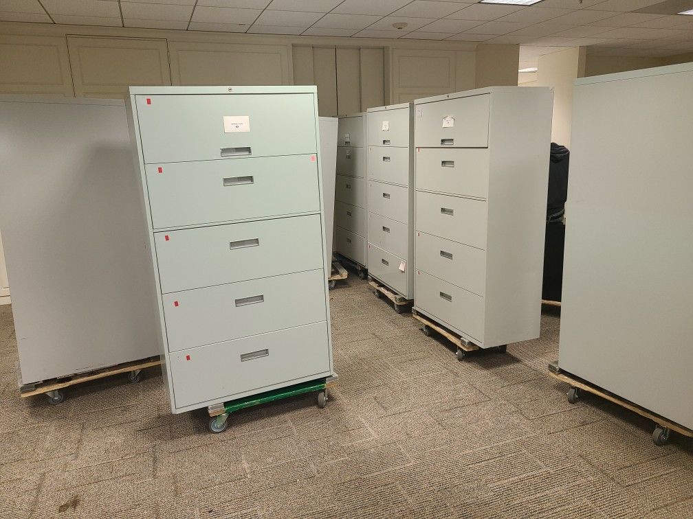 5-DRAWER LATERAL FILING CABINETS ((ON SALE)) ***** DELIVERY AVAILABLE ***
