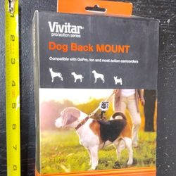 Vivitar Pro/Action Series Dog Back Mount Compatible With GoPro And Ion