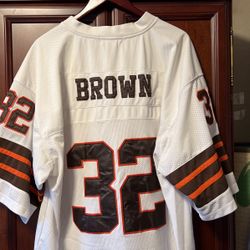 Mitchell & Ness Cleveland Browns Jim Brown #32 Jersey! 