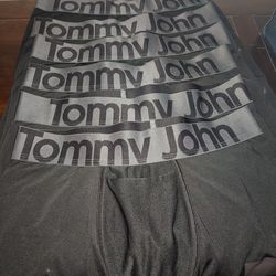 Tommy John 360 sport men's boxer briefs. 6" length - 6 pairs