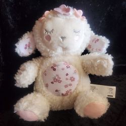 Dreamglo Baby Lamb Plush Figure. Pre-owned.