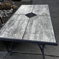 Patio table and