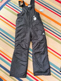brand new with tags, black snow, bibs youth, size 16
