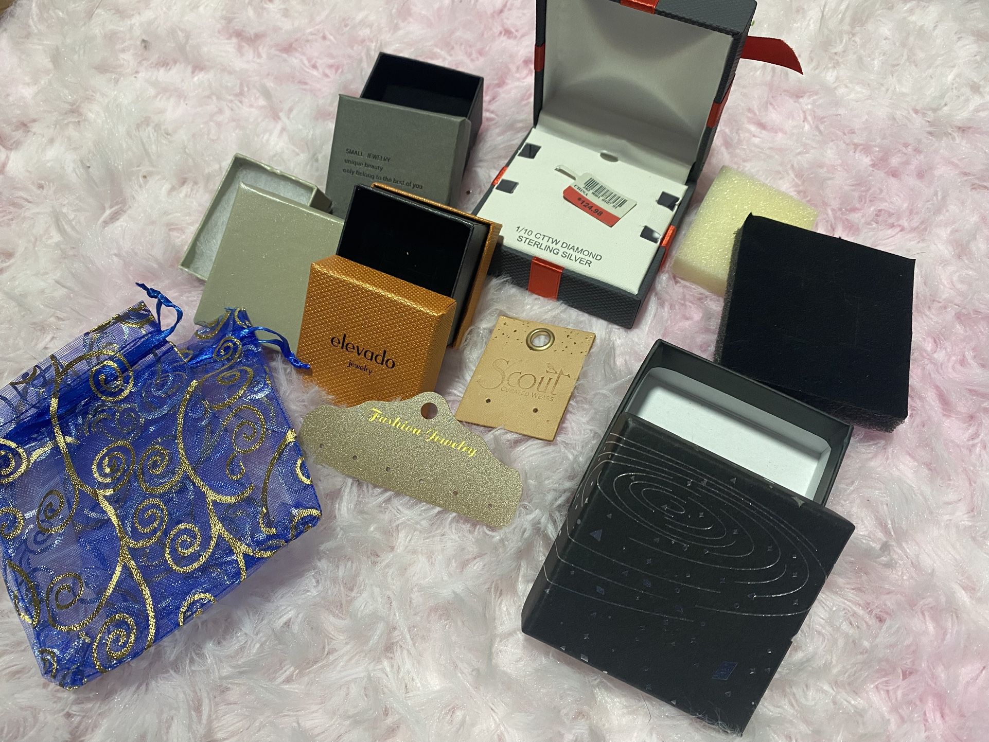 Jewelry gift Boxes all types big lot fancy earrings necklace ring NEW one NWT