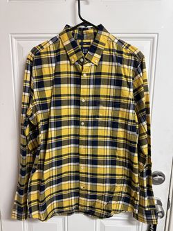 Gap Flannel Size Large Slim  
