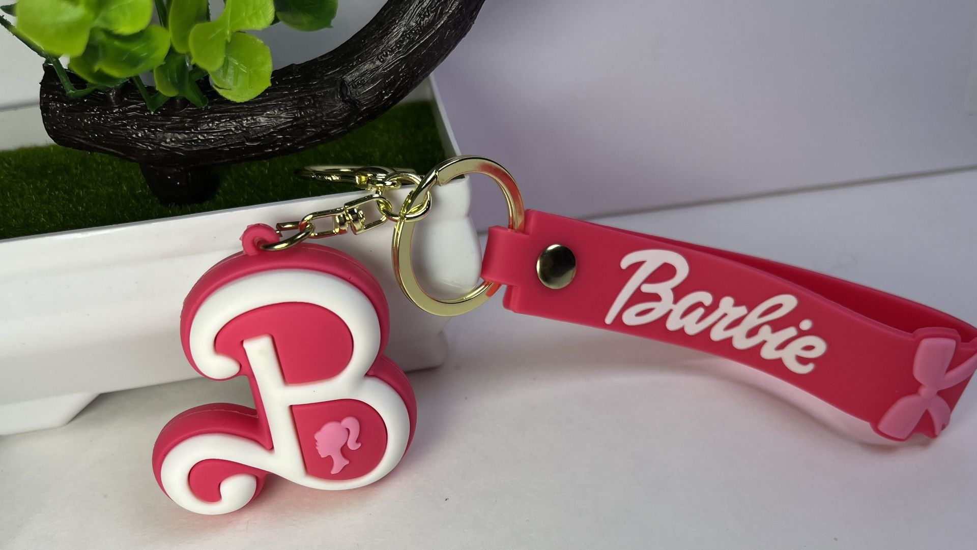 Barbie Keychain, Barbie Letter B Key chain, Y2K keychain, Accessories