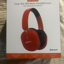 aiwa Over Ear Wireless Headphones 