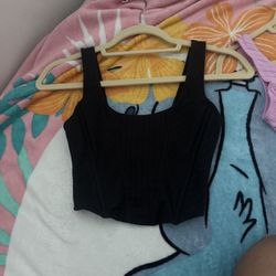 black corset top