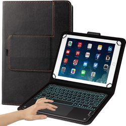 Eoso TouchPad Keyboard case for 9",9.7",10.1",10.2",10.5",10.9",11 - Black