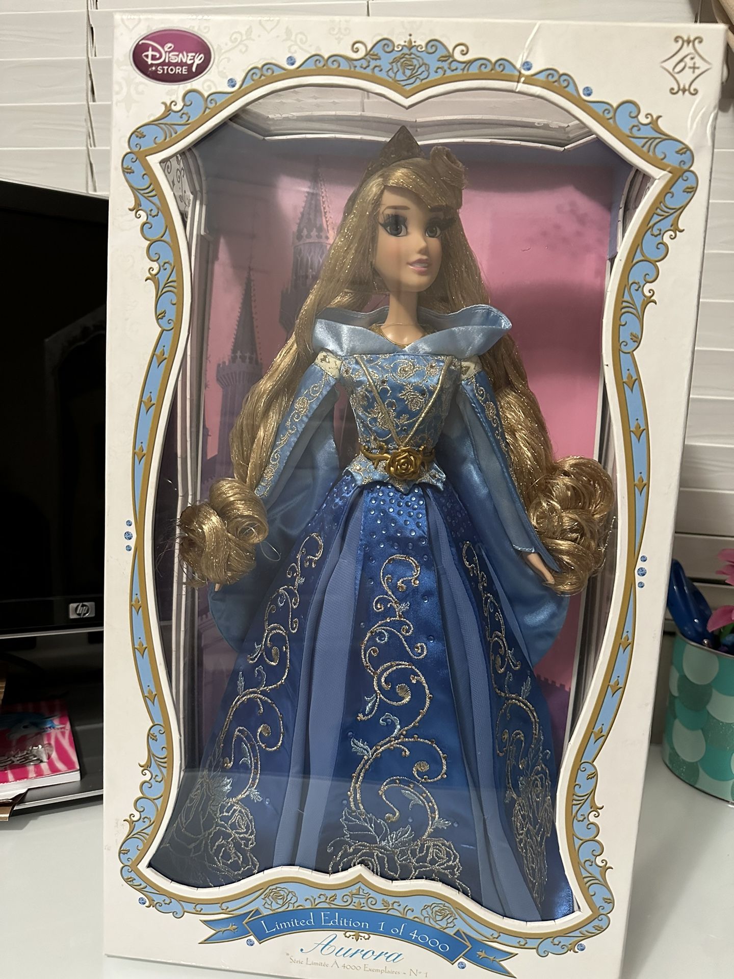 Disney Limited Edition Doll Sleeping Beauty Blue Dress “17”