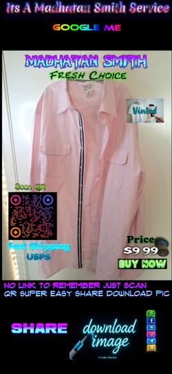 True Religion Pink Button-Down Shirt