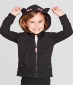 NEW Black Cat Jacket Costume Or Everyday 5T