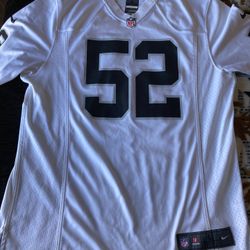 Khalil Mack Raiders Jersey Large