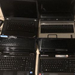 Laptop computer (price for each laptop) Toshiba , HP, Lenovo T530 Thinkpad.(Hp pavilion dv9000+)