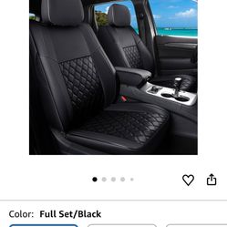 Huidasource Upgraded Version Jeep Grand Cherokee Leather Seat Covers. Full Set. For 2011-2021