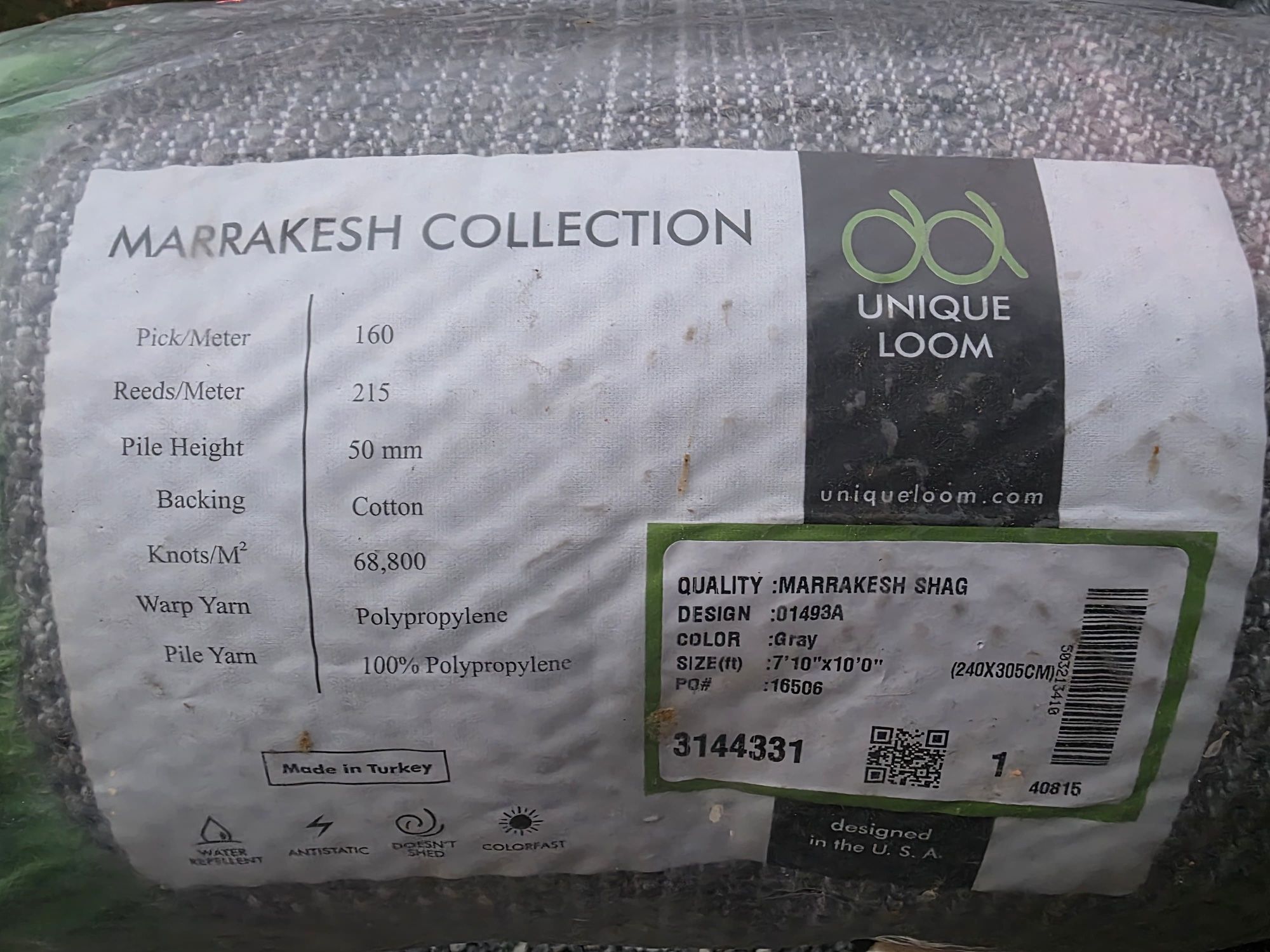 Shag Rug 8’ X 10’ NEW