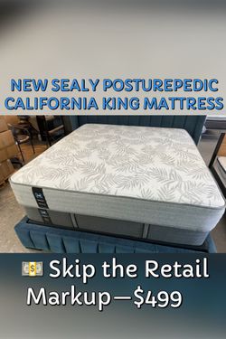 NEW SEALY POSTUREPEDIC CALIFORNIA KING MATTRESS
