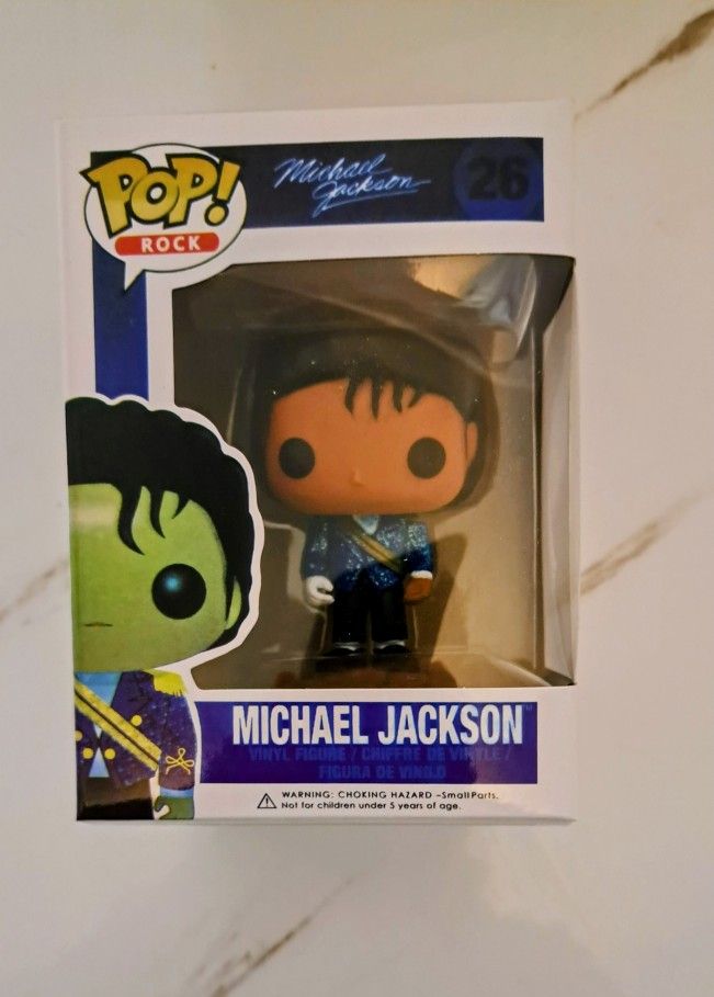 Funko POP! Rock Michael Jackson #26 Rare Vinyl Figure.