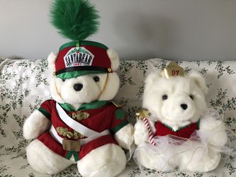 Christmas Nutcracker Santa and Miss Bear