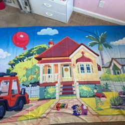 Bluey Cloth Background