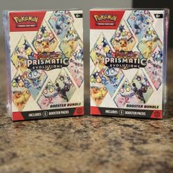 Pokemon Scarlet Violet Prismatic Evolutions Booster Bundle
