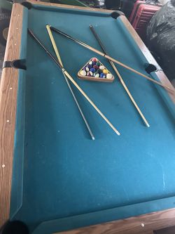 Mint Green Top pool table