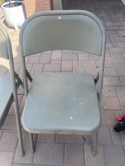 Foldable chairs color marrón
